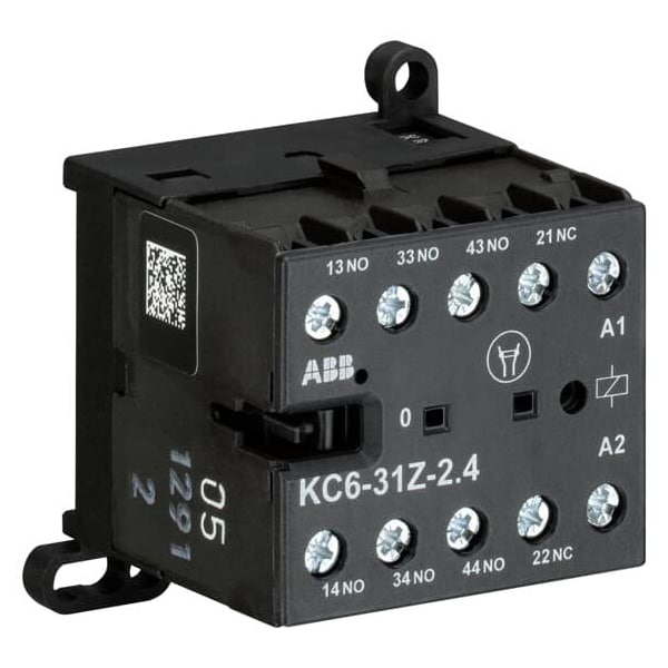 KC6-31Z-01, CONTROL RELAY, 3NO-1NC, 24VDC , PK 10